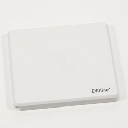 Evoline Square80 White 1 x 230V, 2 x USB charger